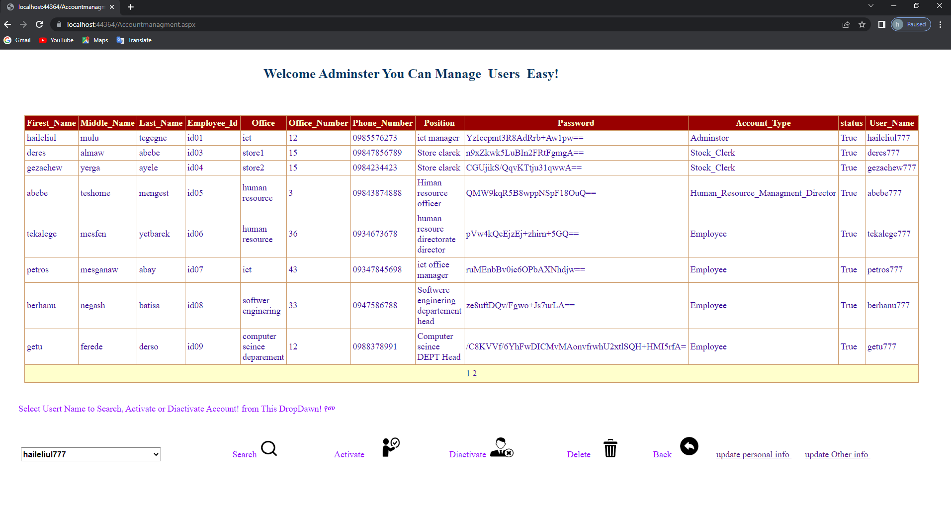 Debremarkos University Inventory Management System